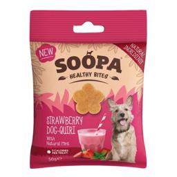 Soopa Vegansk Healthy Bites Strawberry Dog-Quiri 50g